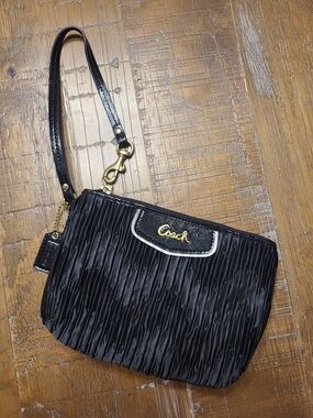 COACH Satin Wristlet